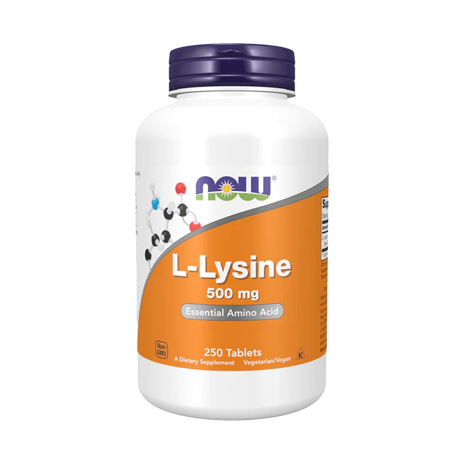 NOW Foods L-Lysine 500 mg 250 tabletter