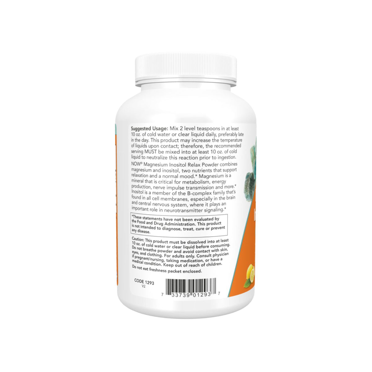 NOW Foods Magnesium Inositol Relax Powder