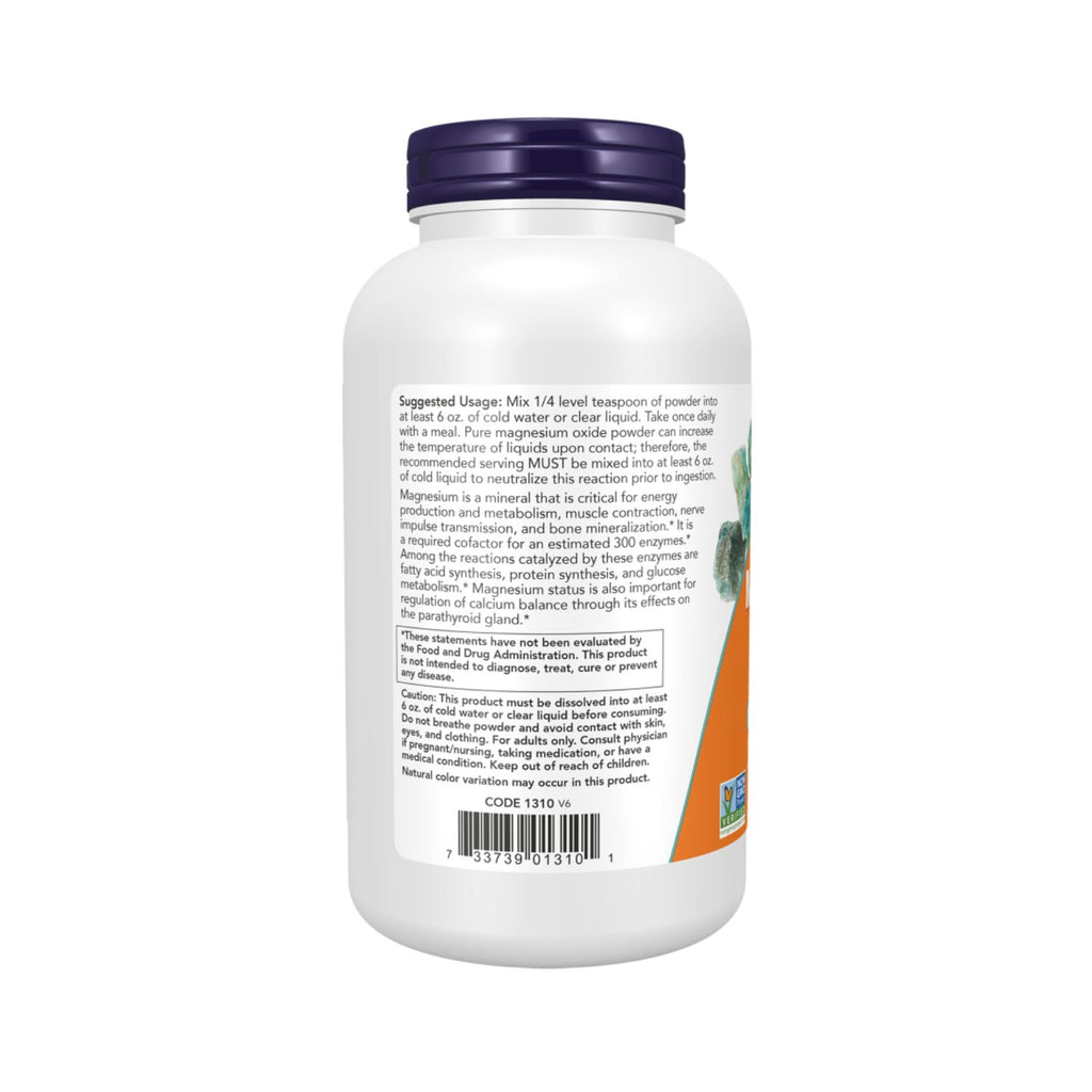 NOW Foods Magnesium Oxide Pure Powder