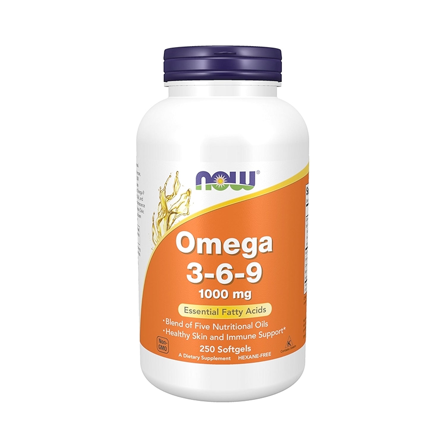 NOW Foods Omega 3-6-9 1000 mg 250 Kapslar