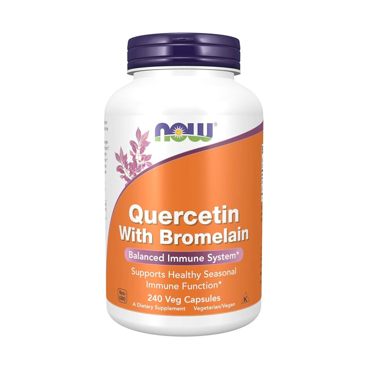 NOW Foods Quercetin with Bromelain 240 Kapslar