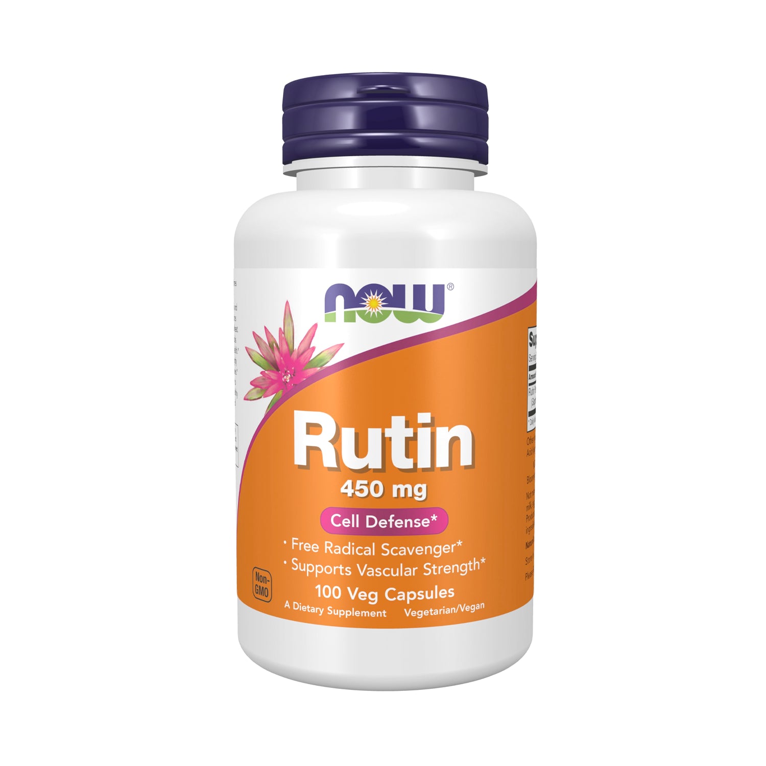 NOW Foods Rutin 450 mg 100 Kapslar