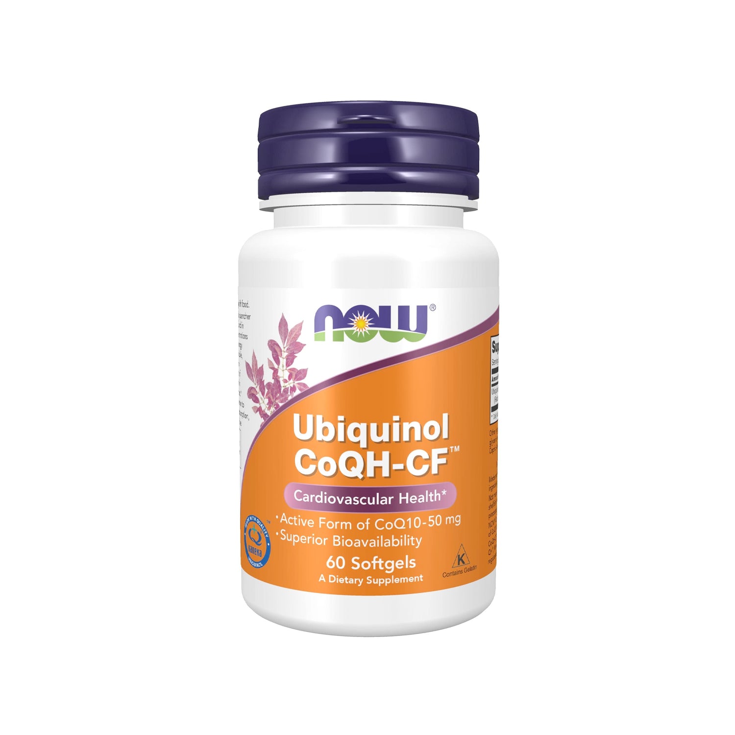 NOW Foods Ubiquinol CoQH-CF 60 Kapslar