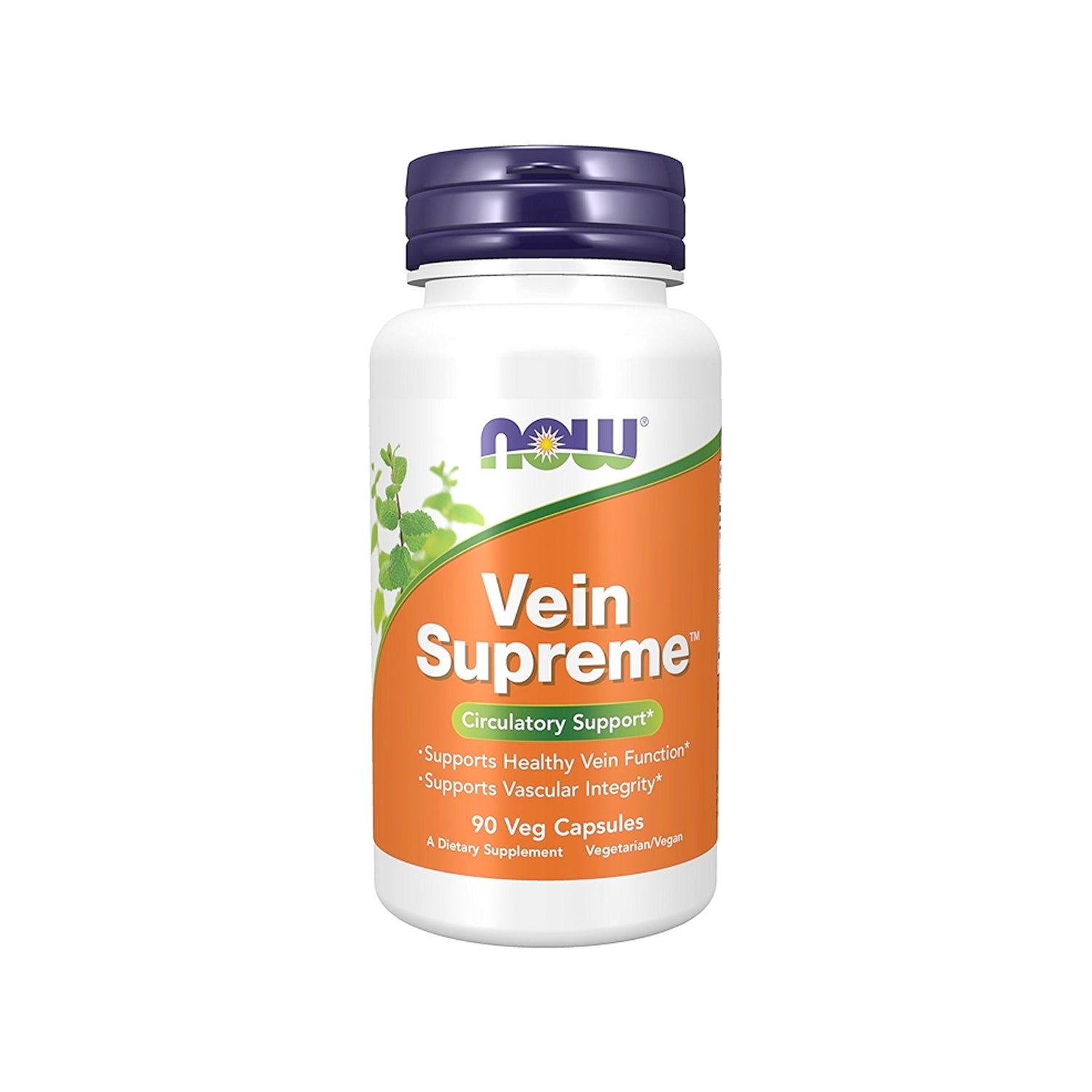 NOW Foods Vein Supreme kosttillskott, flaska med skruvlock, 90 kapslar