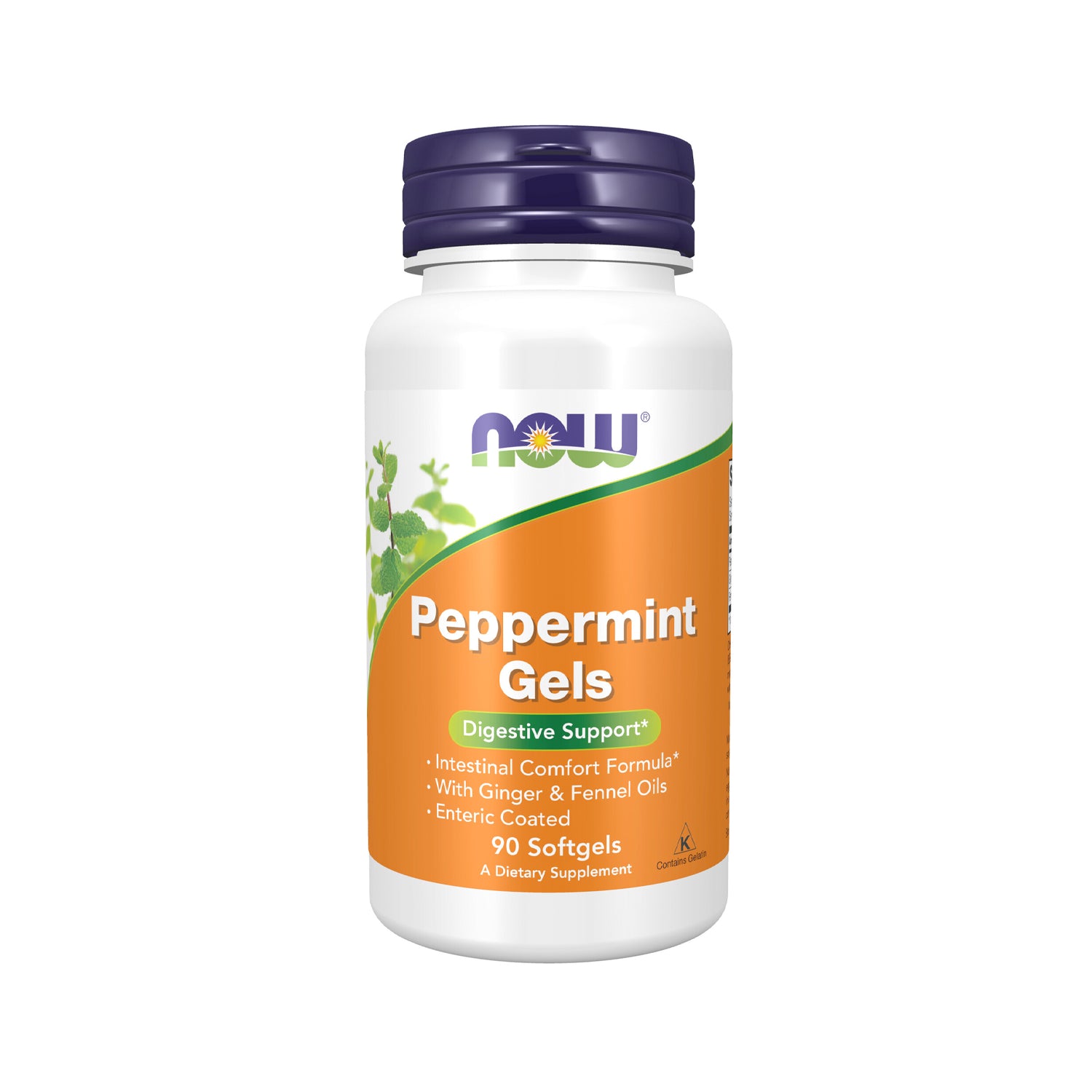 NOW Foods Peppermint Gels 90 kapslar