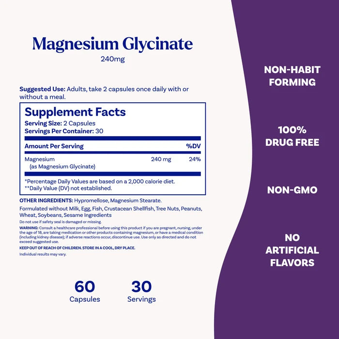 Natrol High Absorption Magnesium Glycinate 240 mg