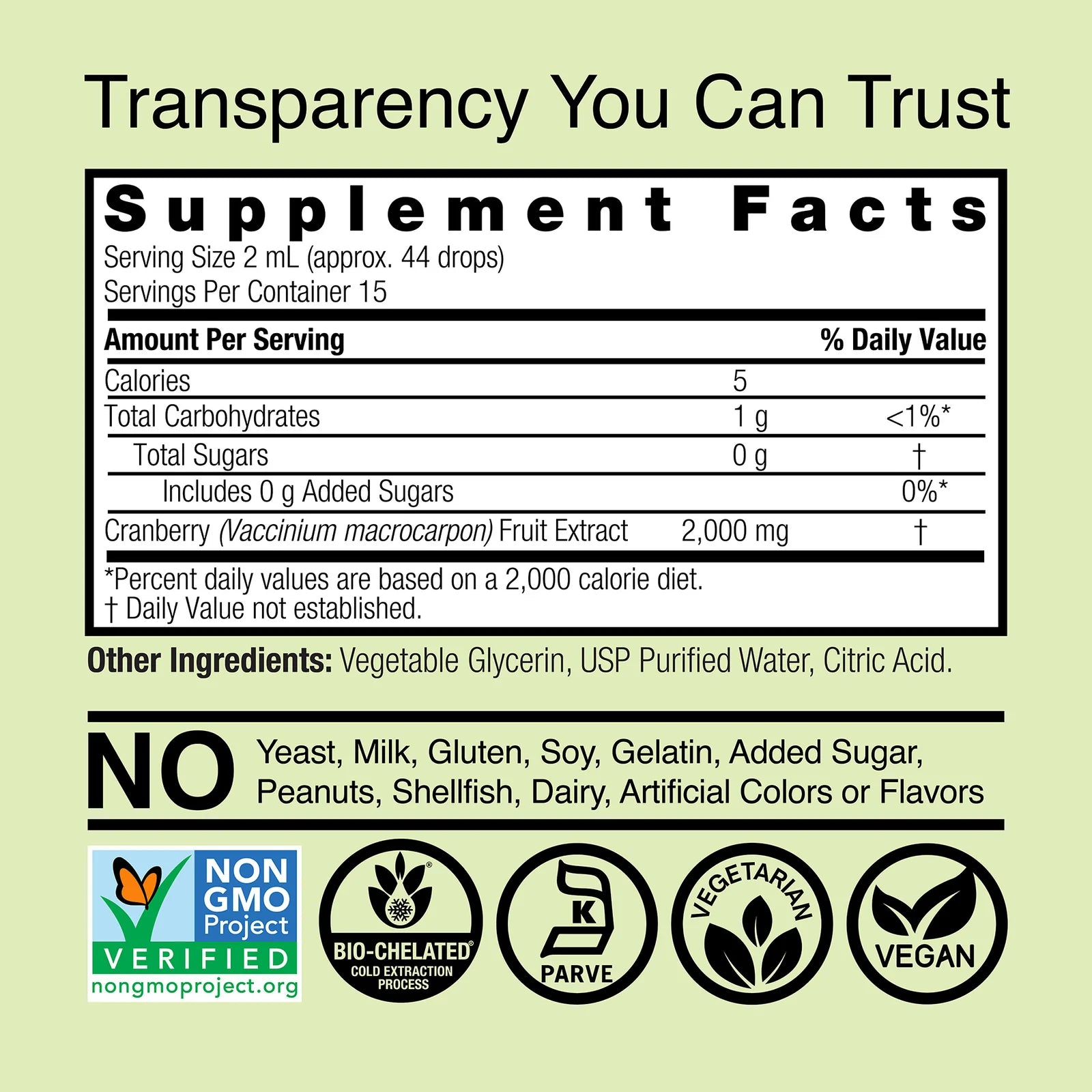 Nature's Answer Cranberry Extract 30 ml