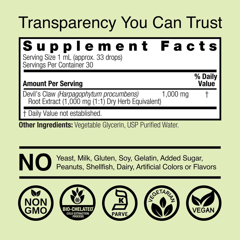 Nature's Answer Devil's Claw Extract 1000 mg 30 ml
