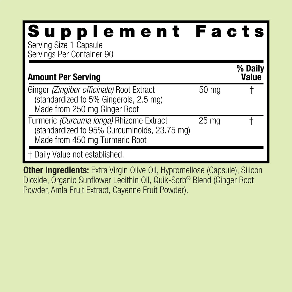 Nature's Answer Turmeric & Ginger