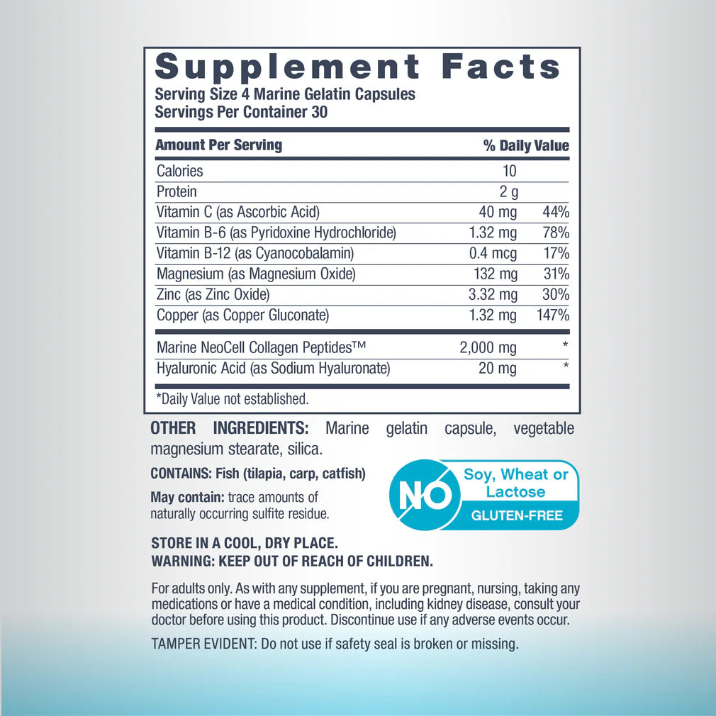 NeoCell Marine Collagen Peptides 120 Kapslar
