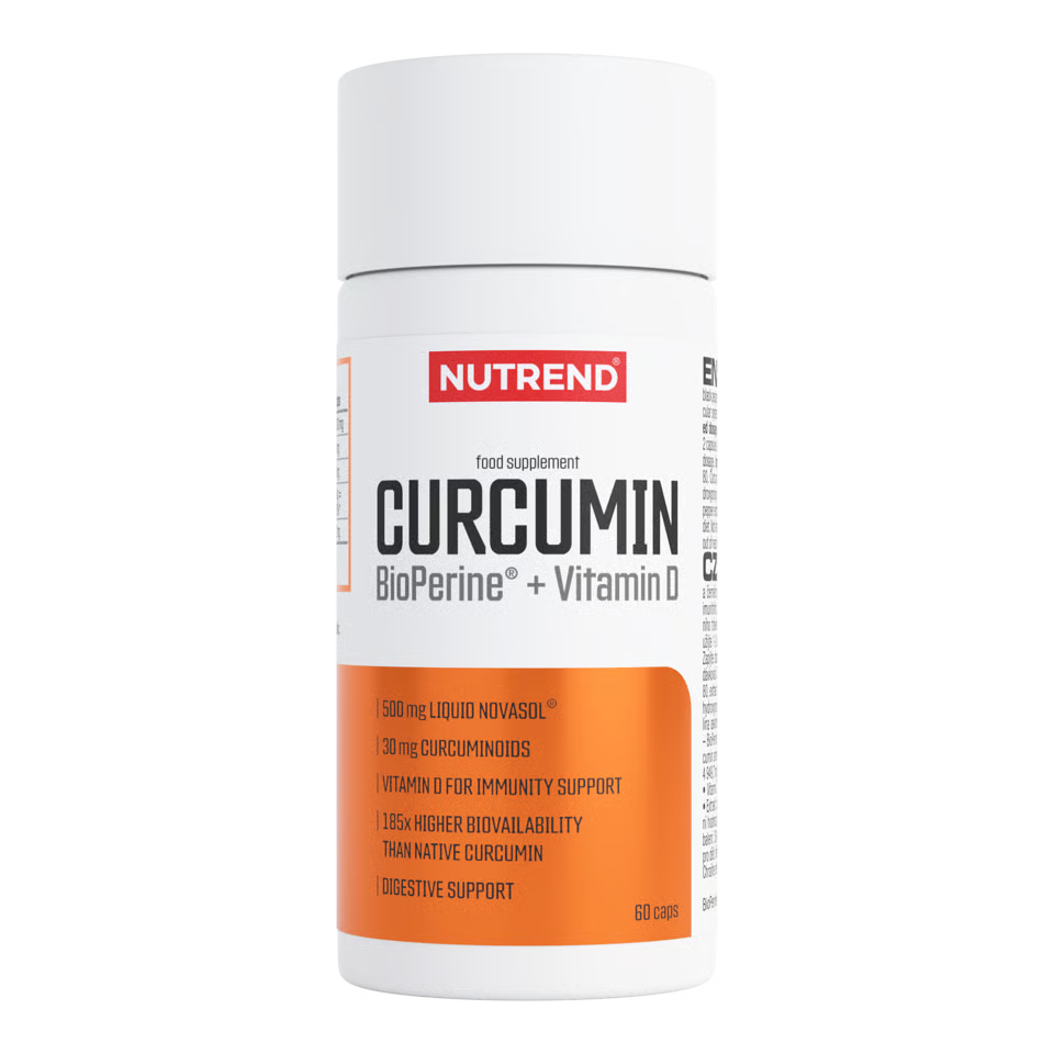 Nutrend Curcumin + Bioperine + Vitamin D 60 Kapslar