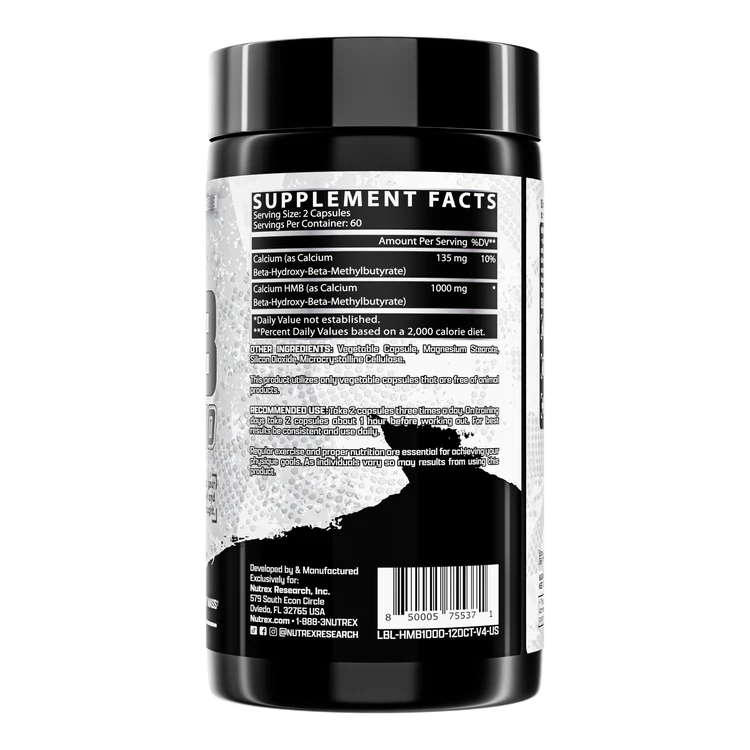 Nutrex Research HMB 1000 120 Kapslar