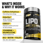 Nutrex Research Lipo-6 Black Hers Ultra Concentrate with Caffeine 60 Kapslar