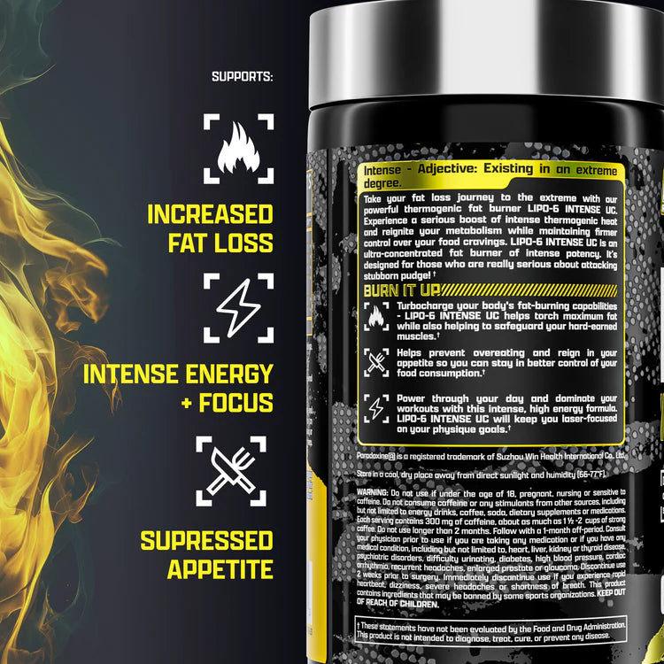 Nutrex Research Lipo-6 Black Intense Ultra Concentrate 60 Kapslar