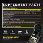 Nutrex Research Lipo-6 Black Intense Ultra Concentrate 60 Kapslar