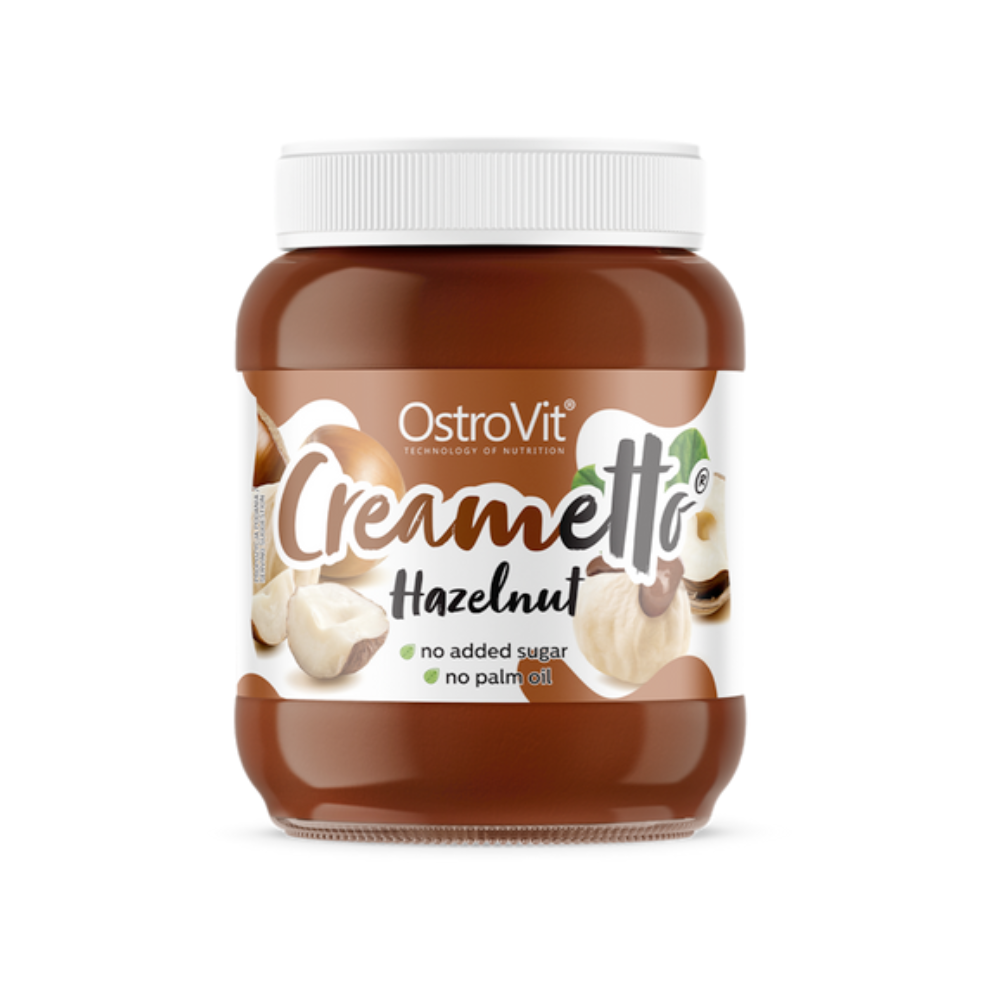 OstroVit Creametto hasselnötskräm i glasburk, 350 g
