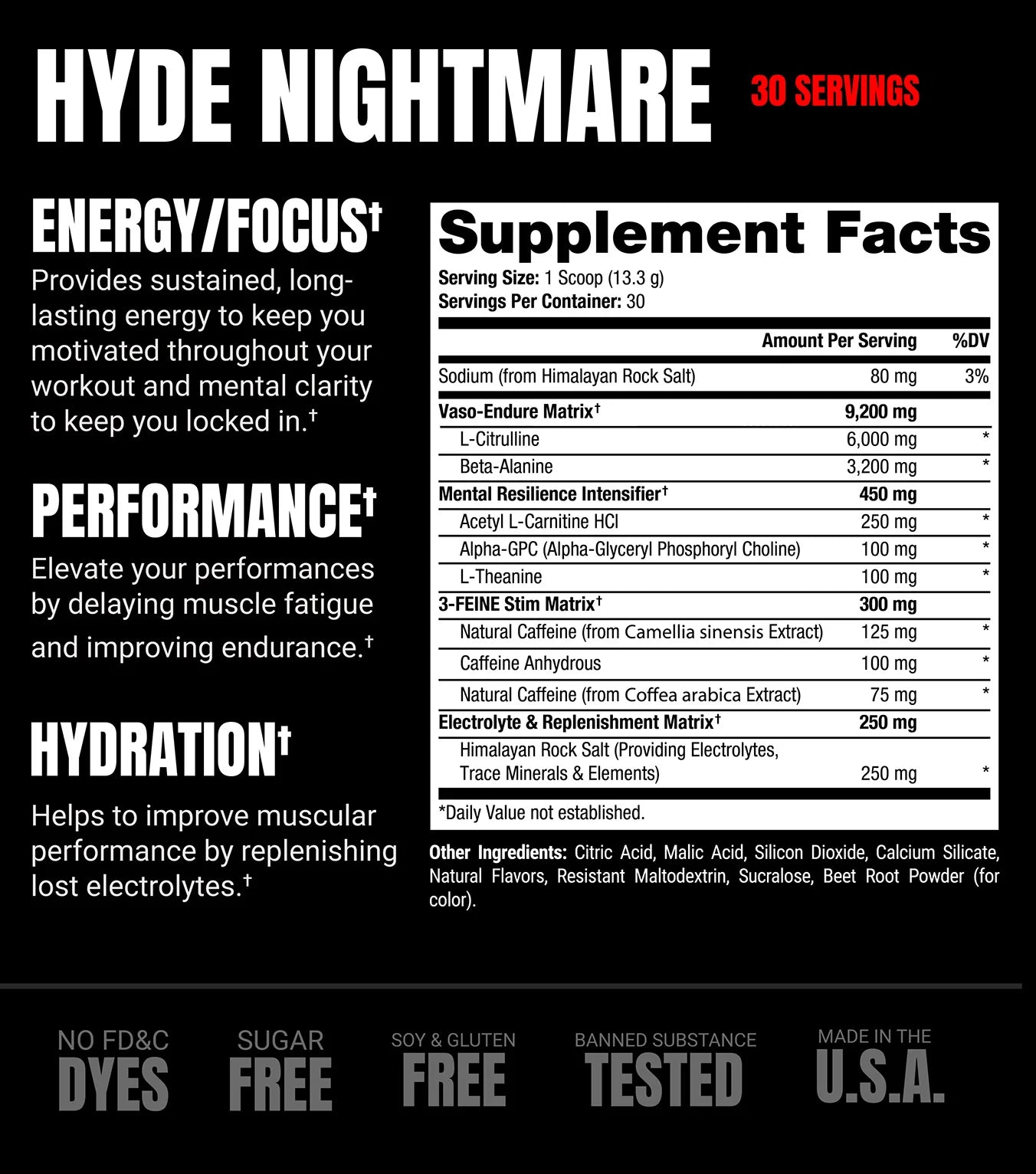 ProSupps Hyde Nightmare 306g