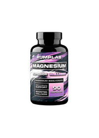PumpLab magnesium Bisglycinat i svart flaska, 90 kapslar