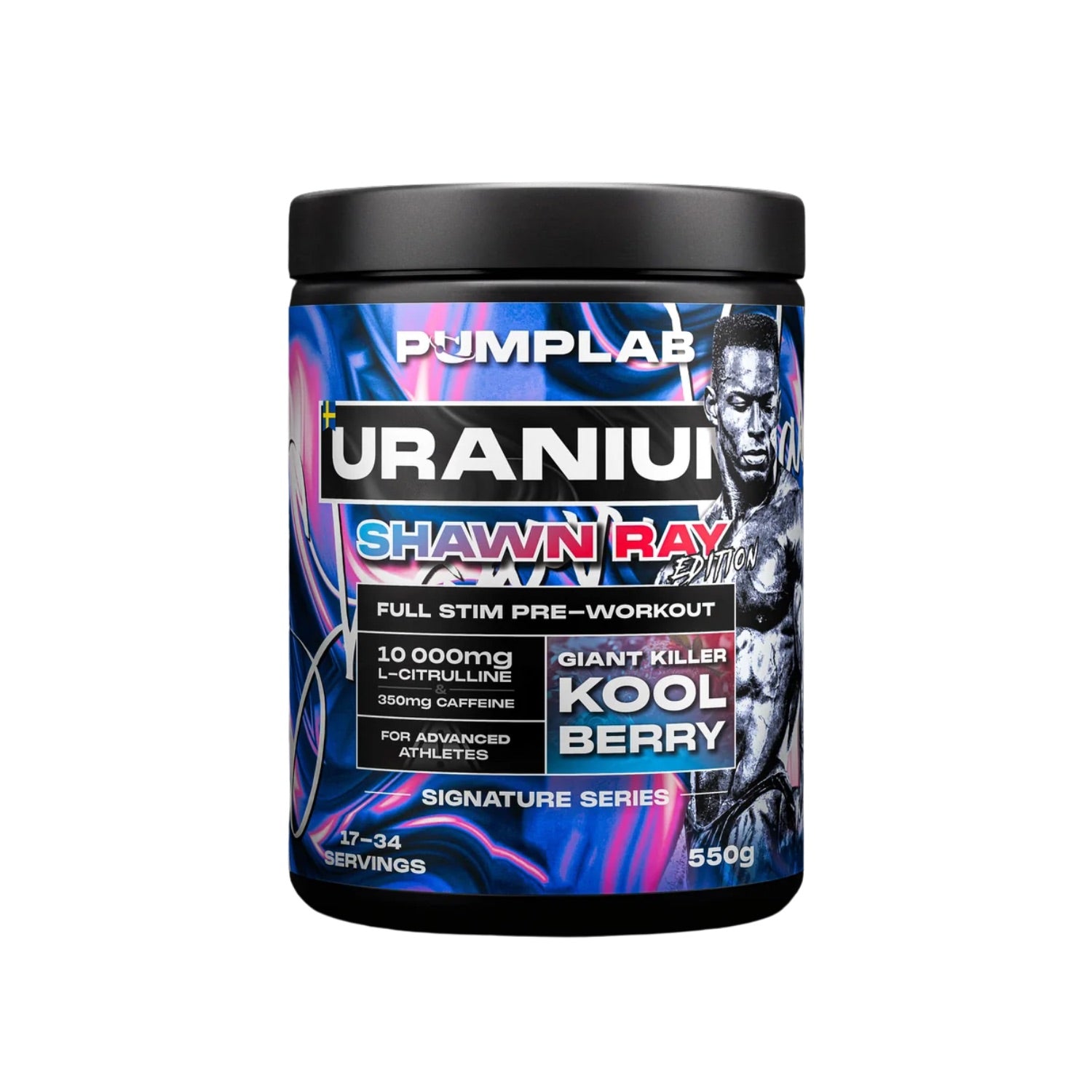 PumpLab URANIUM PWO Full Stim Preworkout 550g