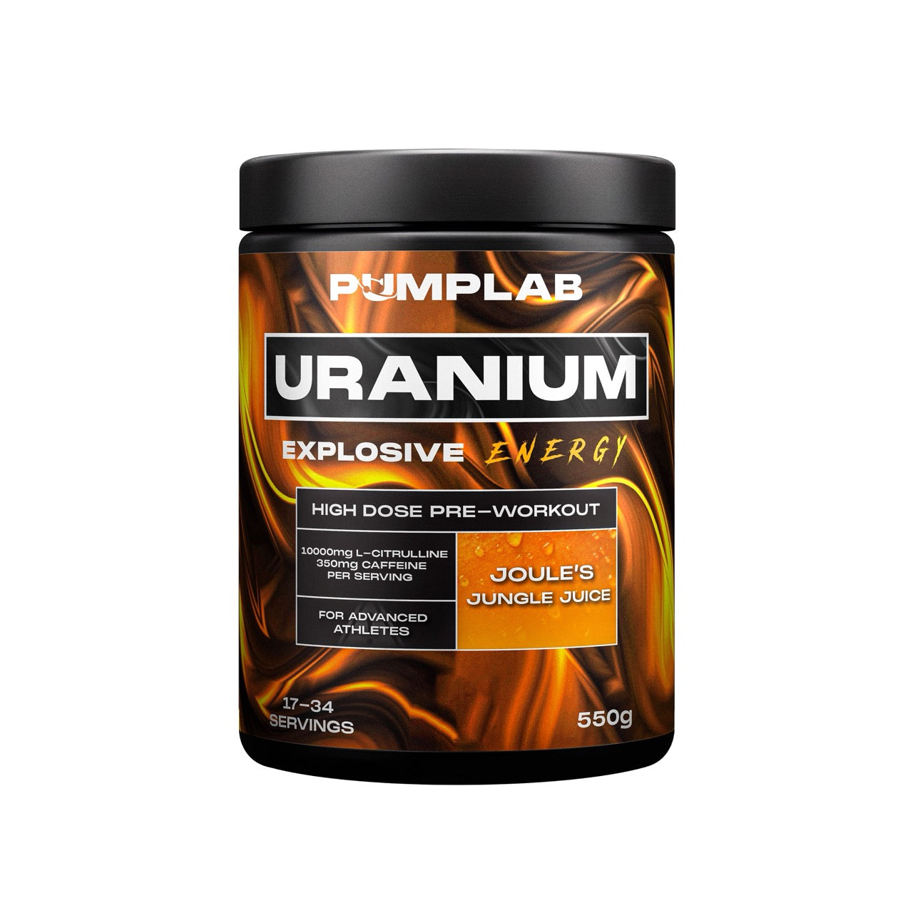 Preworkout i burk med smak av Jungle Juice, 550 g