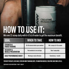 Raw Nutrition Creatine Monohydrate 213g