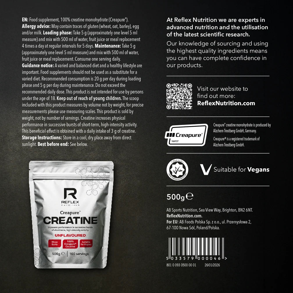 Reflex Nutrition Creapure Creatine Powder 250 g