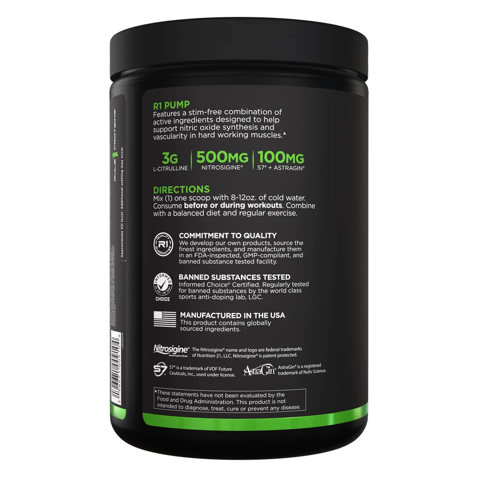 Rule One Pump 330 g