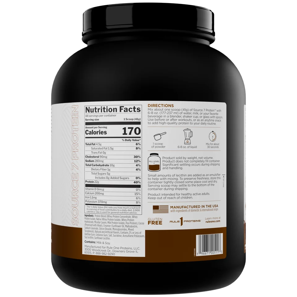 Rule One Source7 Protein 1800 g