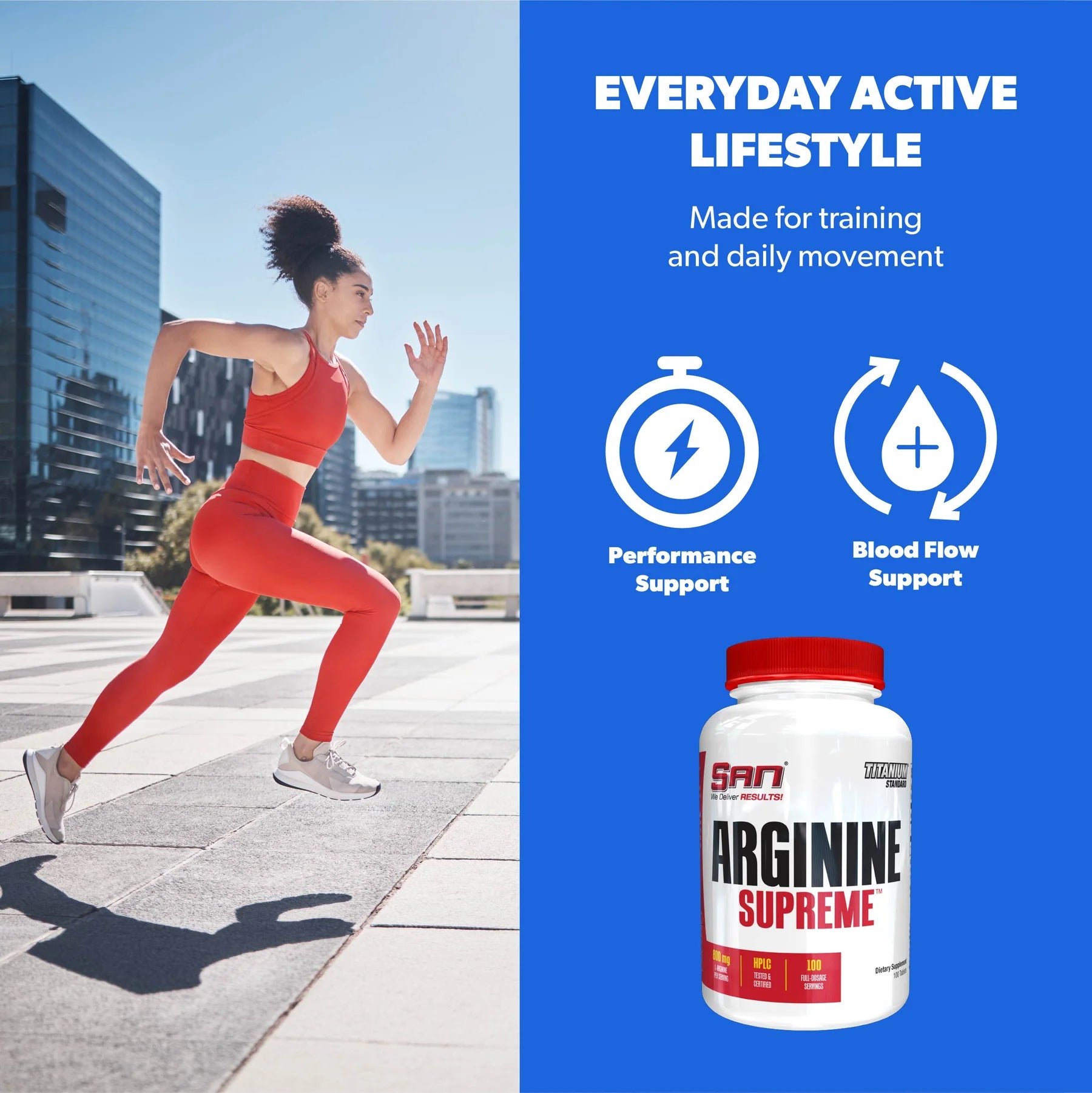 SAN Arginine Supreme 100 Tabletter