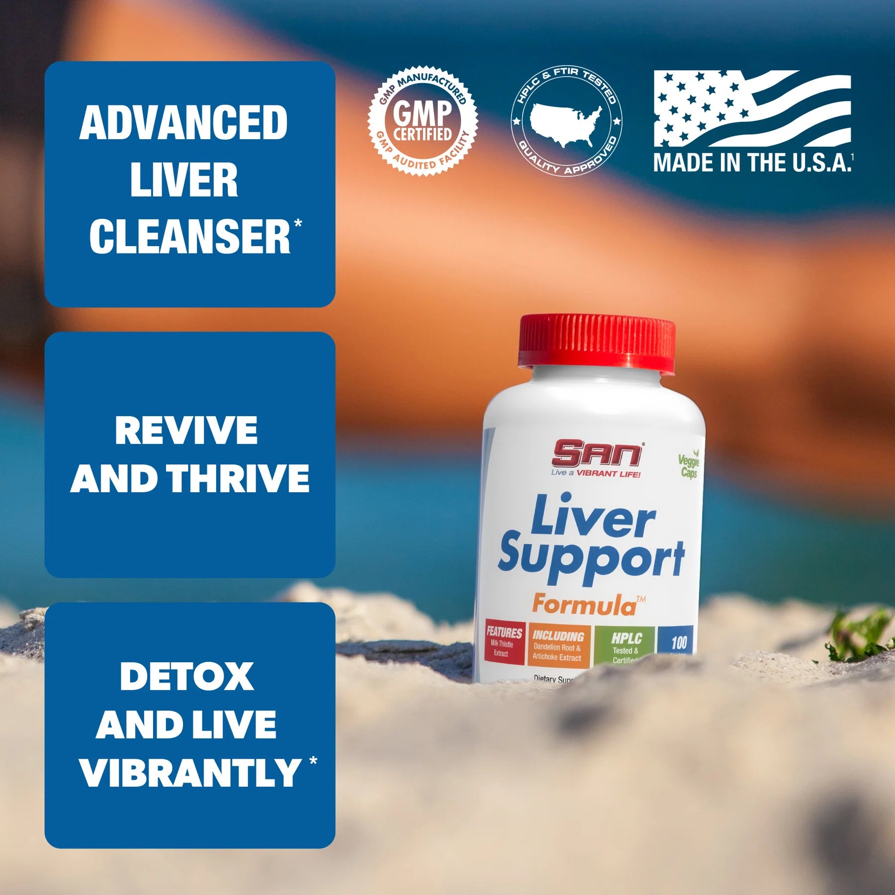 SAN Liver Support Formula 100 Kapslar