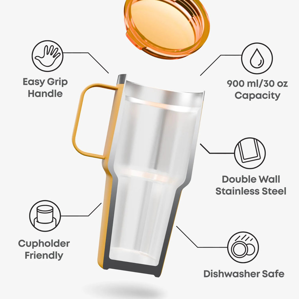 SmartShake Bohtal Insulated Nomad Tumbler Harry Potter Hufflepuff