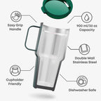 SmartShake Bohtal Insulated Nomad Tumbler Harry Potter Slytherin
