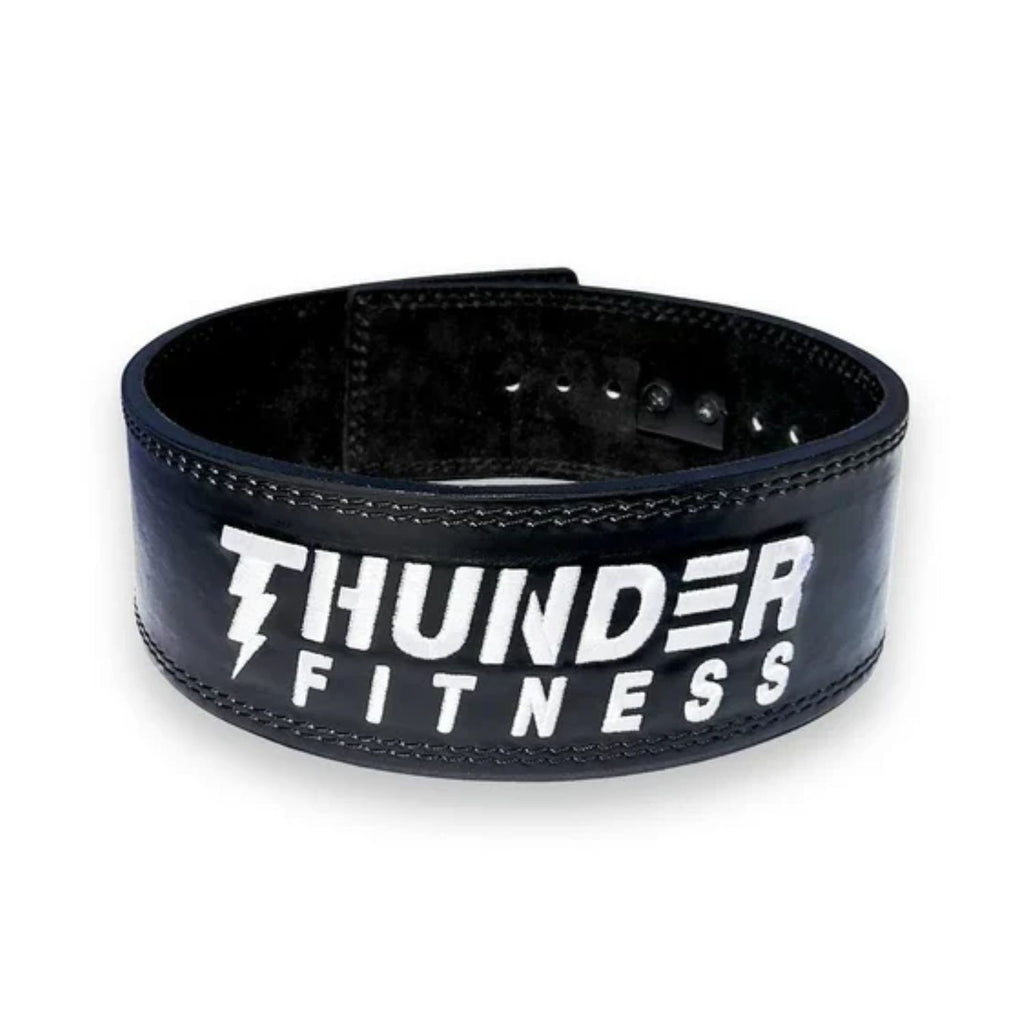 Thunder Fitness Lever Lyftarbälte Äkta Läder