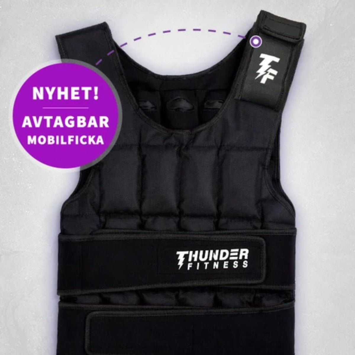 Thunder Fitness Viktväst PRO 20 kg Normal