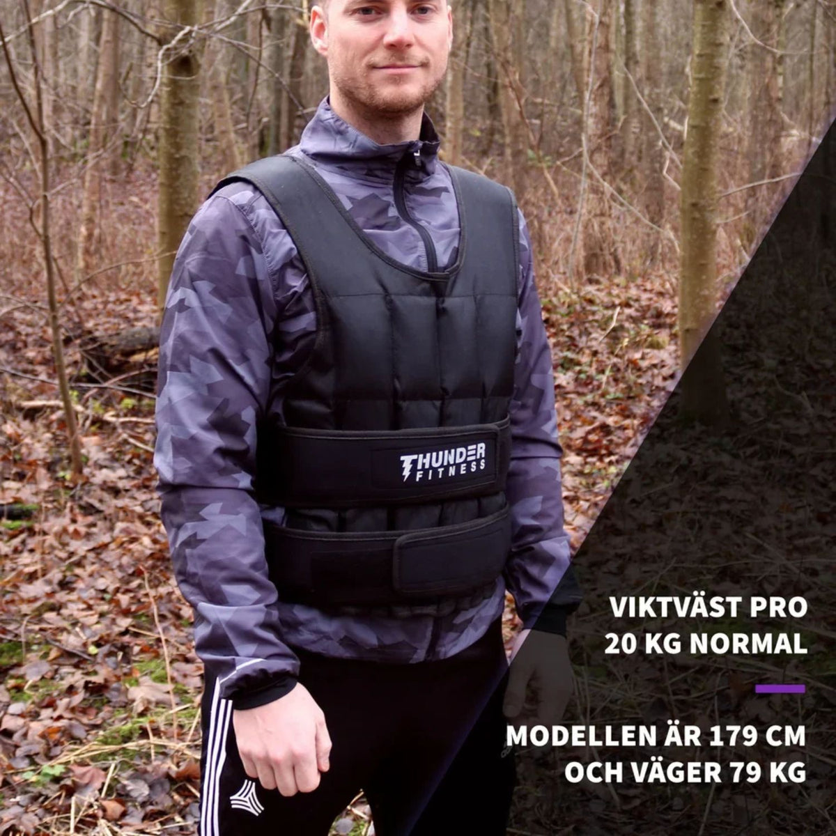 Thunder Fitness Viktväst PRO 20 kg Normal