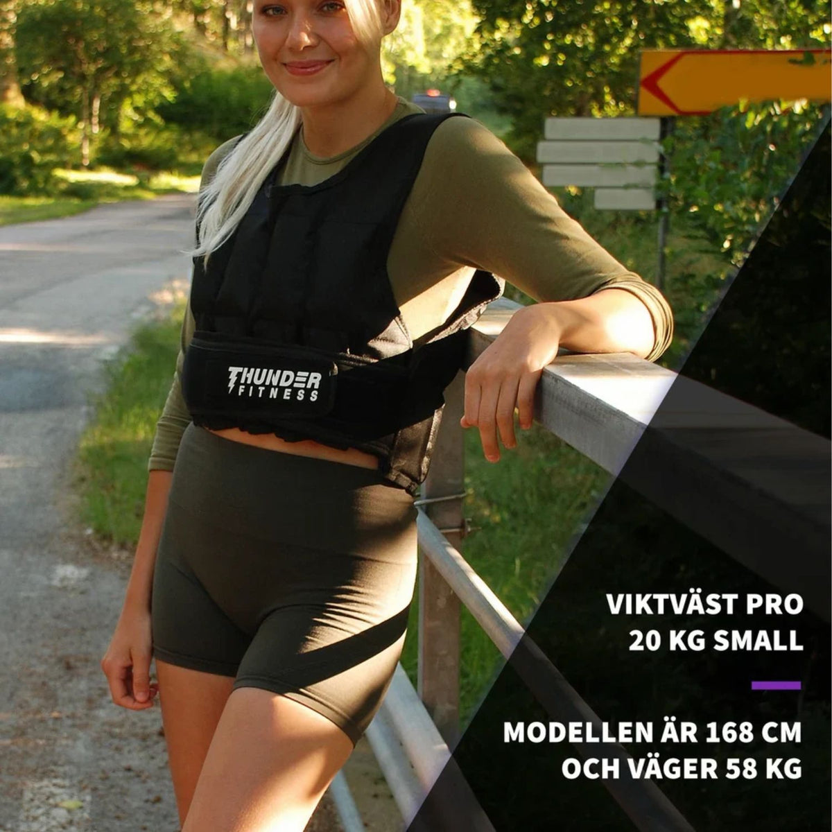 Thunder Fitness Viktväst PRO 20 kg Small