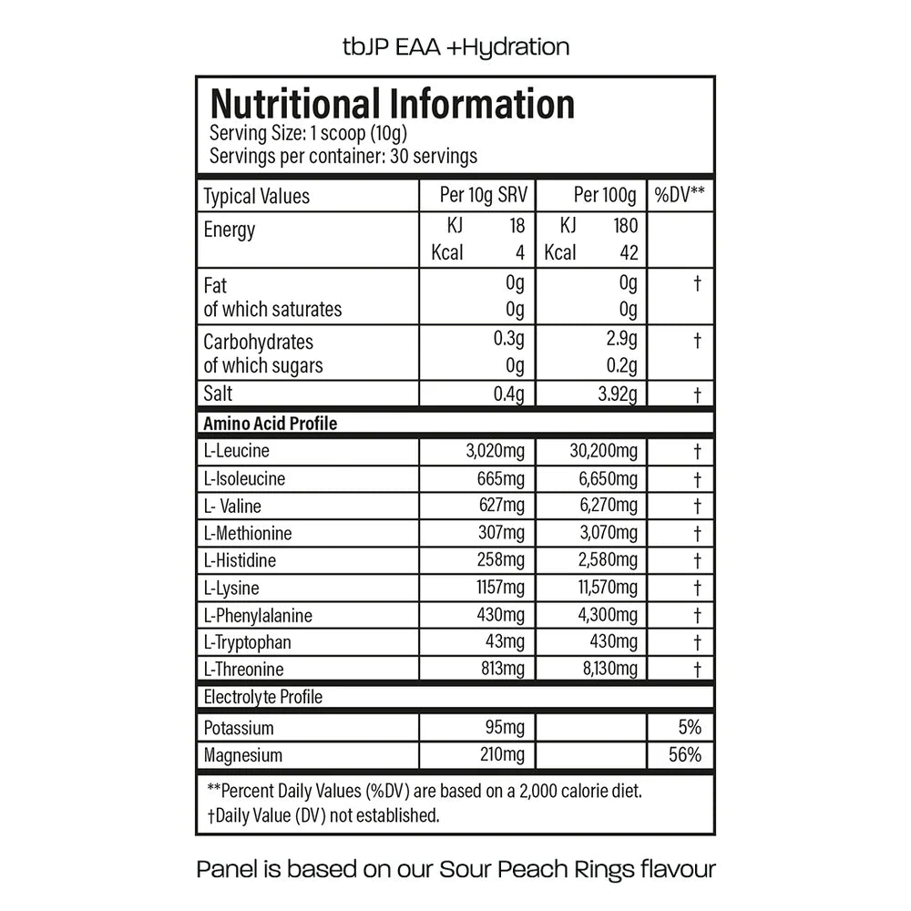 Trained by JP EAA + Hydration 1000g