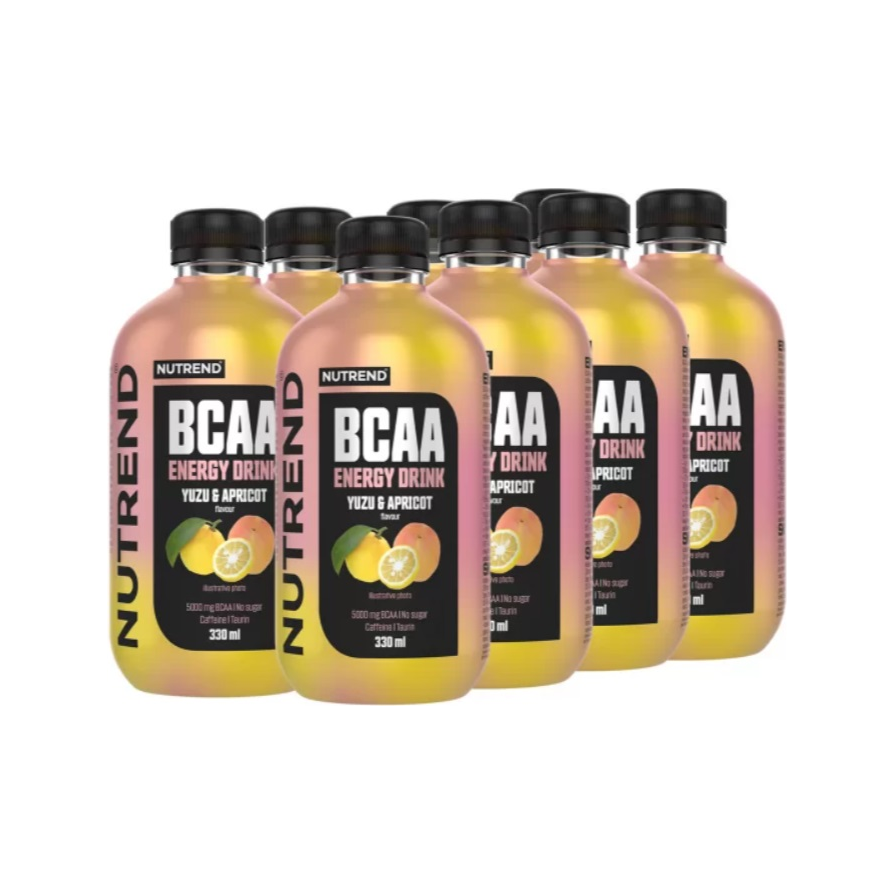 Energidryck i flaskor, Yuzu & Apricot, 330 ml