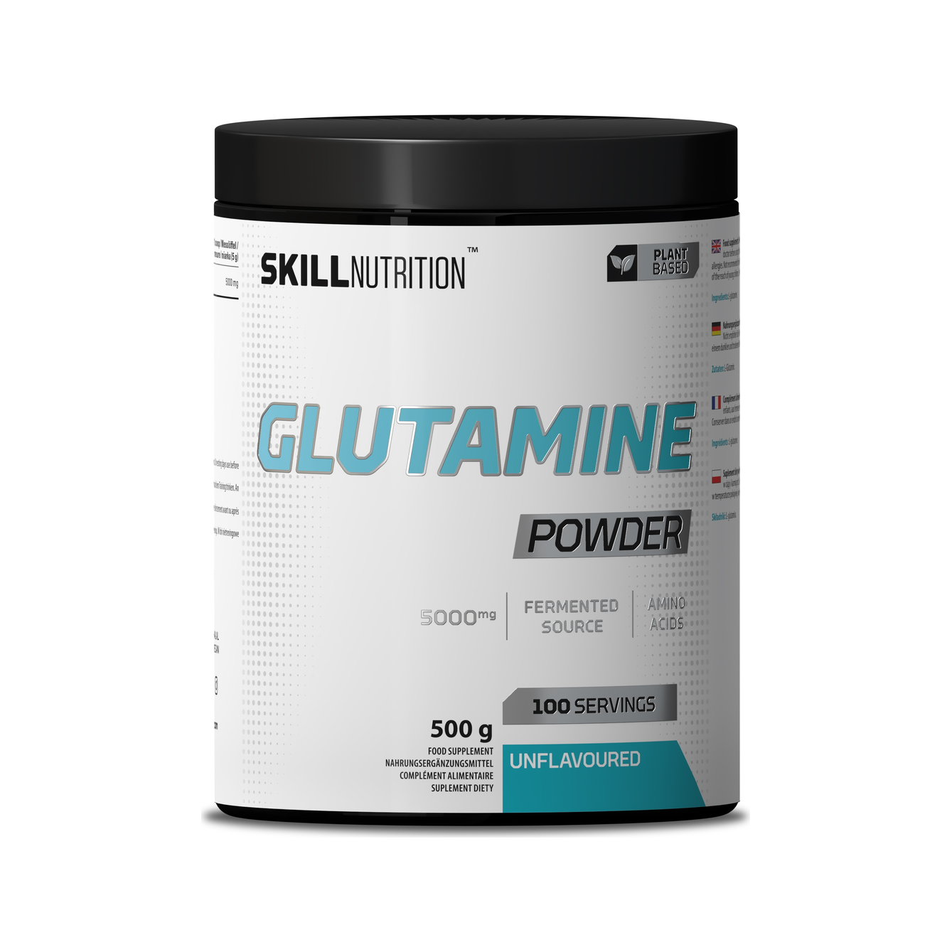 Glutamine Powder, Unflavoured - 500 grams