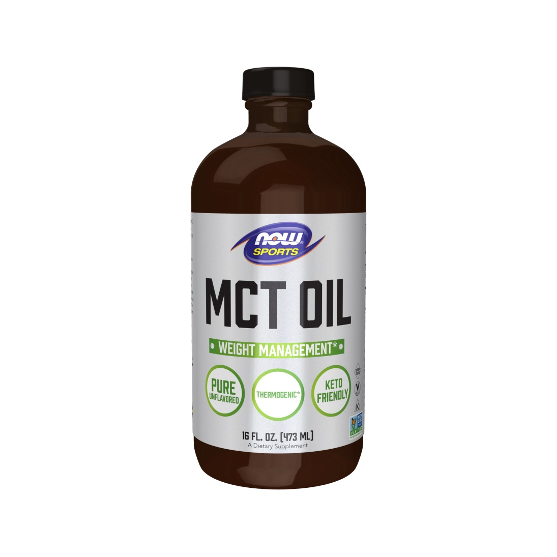 MCT Oil, Pure Liquid - 473 ml.