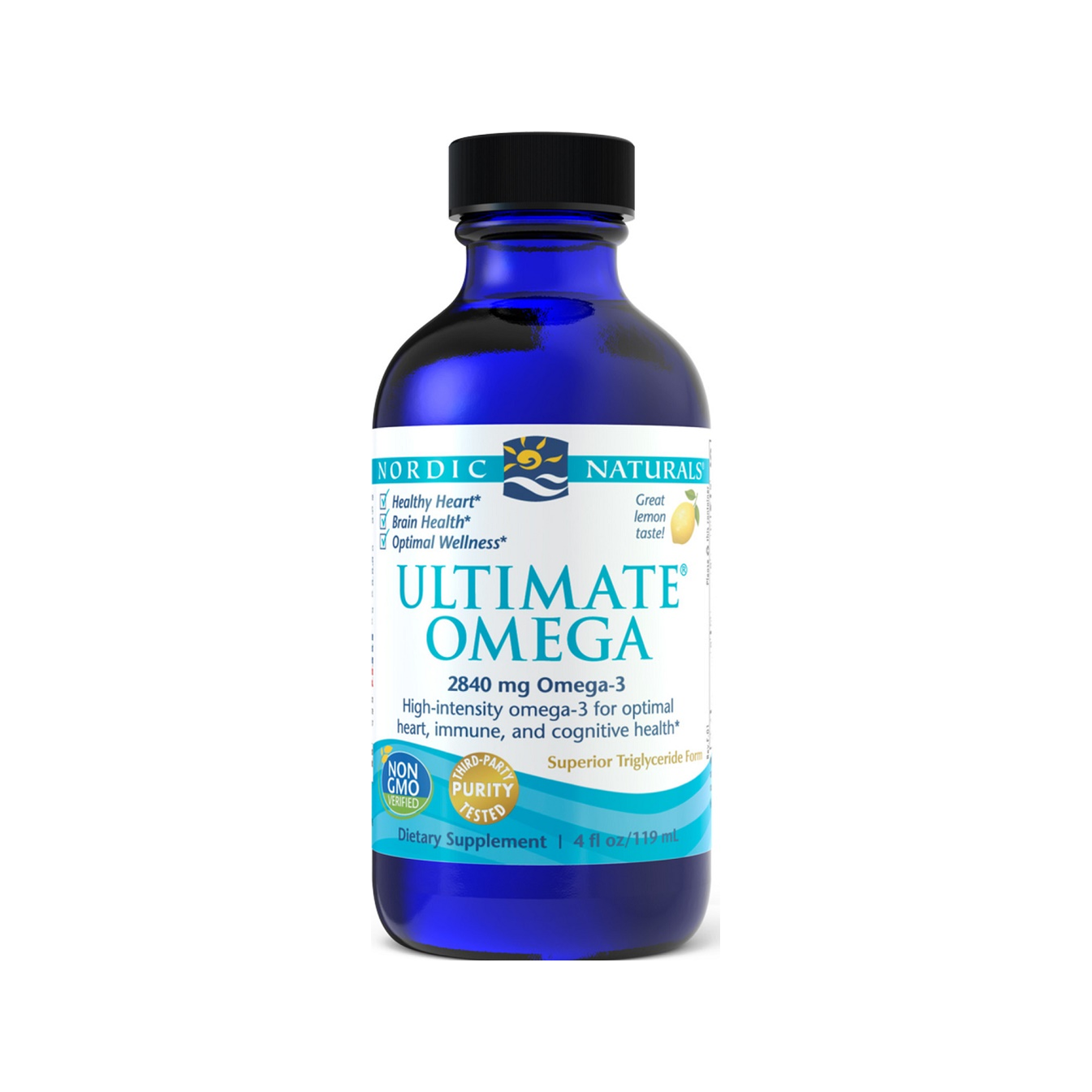 Ultimate Omega, 2840mg Lemon - 119 ml.