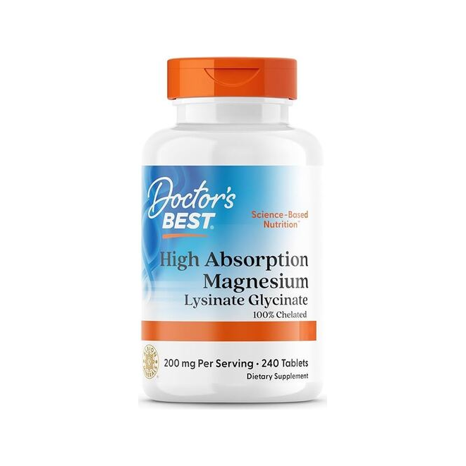 High Absorption Magnesium, 200mg - 240 tablets