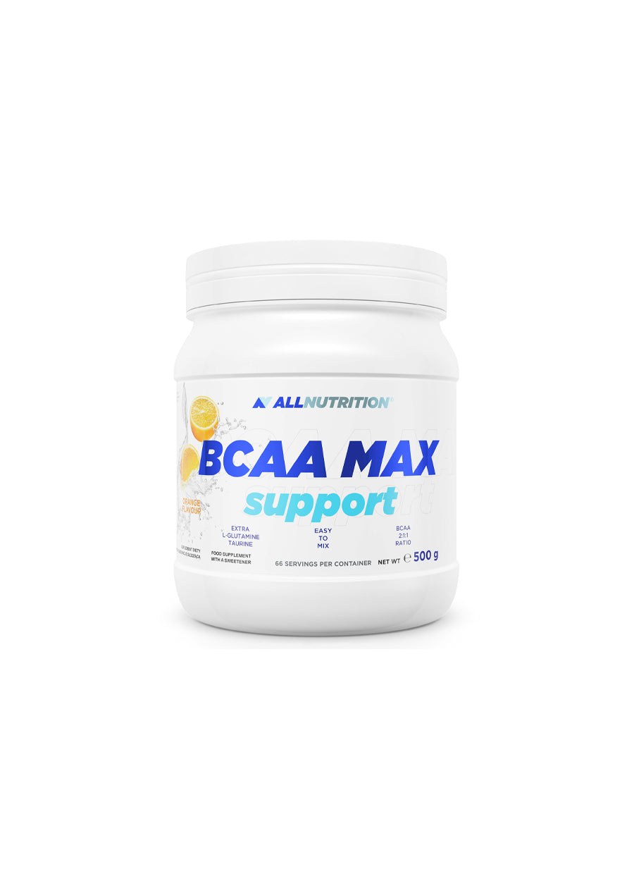 Allnutrition BCAA Max Support 500g Orange Framsida