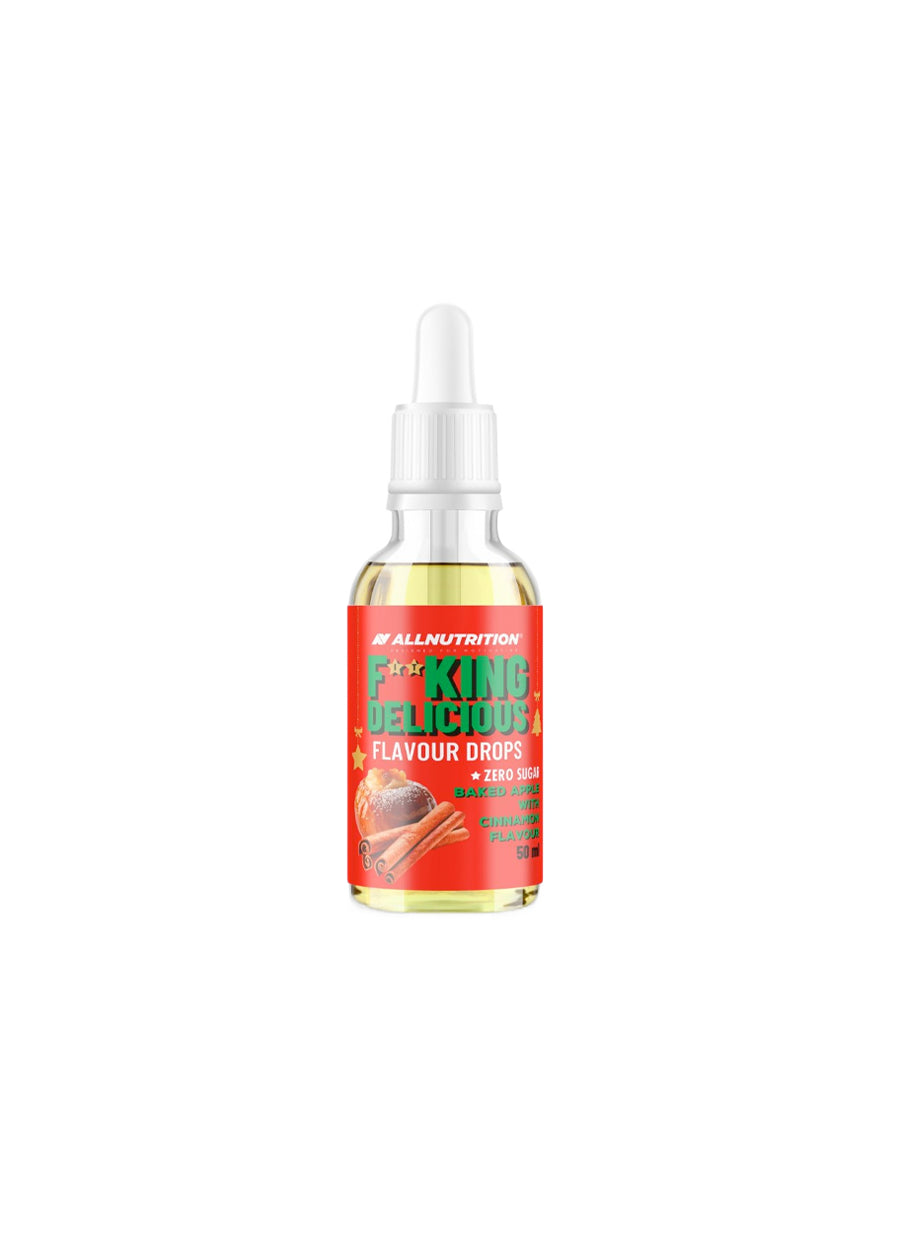 Allnutrition Fitking Delicious Flavour Drops 50ml Baked Apple with Cinnamon
