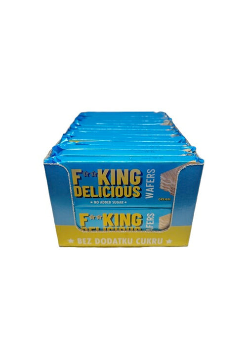 Allnutrition Fitking Delicious Wafers 32 x 80g Cream