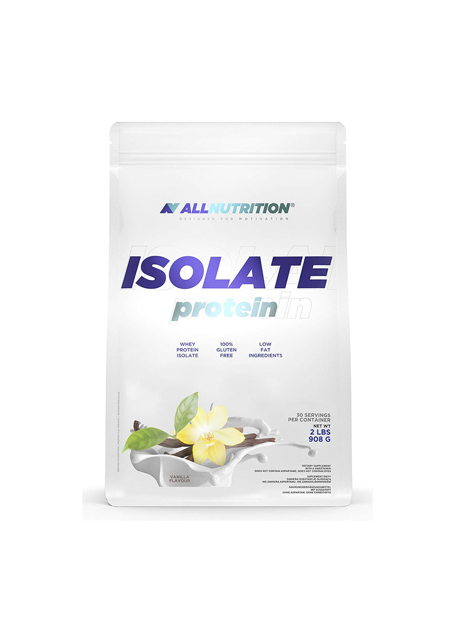 Allnutrition Isolate Proteinpulver 908 g Vanilla Framsida