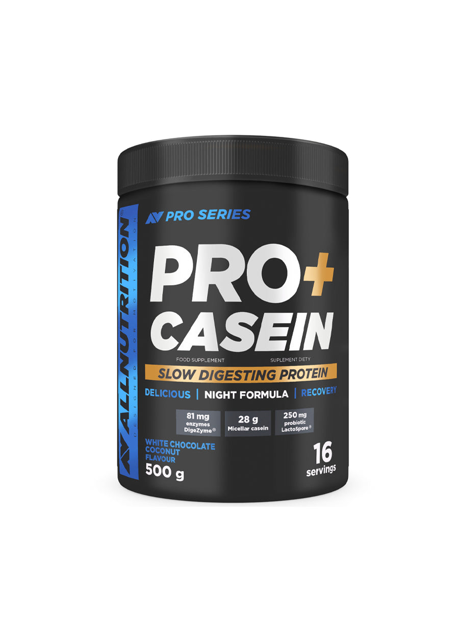 Allnutrition Pro+ Casein 500g Framsida