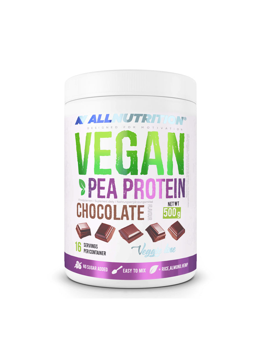 Allnutrition Vegan Pea Protein 500g Chocolate Framsida