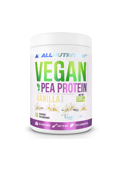 Allnutrition Vegan Pea Protein 500g Vanilla Framsida