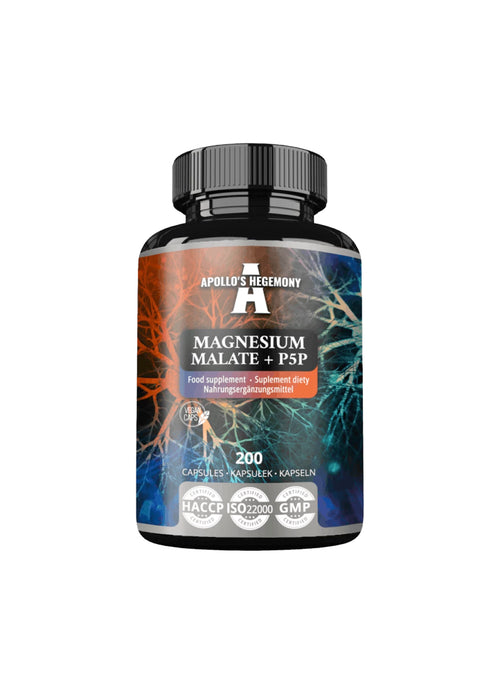 Apollo's Hedgemony Magnesium Malate + P5P 200 Kapslar